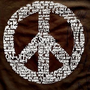 Moschino Long sleeve Shirt size Large color Brown.